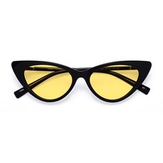 Unisex black cat-eye full-rim sunglasses frames with spring hinges are available in variety of colors to match any outfit. These affordable qualified retro-vintage geek-chic tinted sunglasses include free single-vision prescription medium yellow tinted lenses with AR and 100% UV protection, a case and a cleaning cloth. Bifocal and progressive lenses are supported. These slim acetate cat-eye frames are the perfect accessory to show your fun side while complementing your favorite outfits. The exag Classic Cat Eye Plastic Sunglasses, Retro Plastic Cat Eye Sunglasses, Retro Acetate Cat Eye Sunglasses, Retro Cat Eye Acetate Sunglasses, Acetate Cat Eye Sunglasses With Uv Protection, Retro Cat Eye Sunglasses With Uv Protection, Retro Cat Eye Sunglasses For Party, Trendy Acetate Cat Eye Sunglasses With Uv Protection, Trendy Acetate Cat Eye Sunglasses For Parties