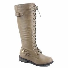 Heel Height: 1" (approx)
Shaft Length: 16" (including heel)
Top Opening Circumference: 15" (approx) Boots Shoes, Low Heels, Knee High Boots, High Boots, Knee High, Heel Height, Shoe Boots, Women's Fashion, Lace Up