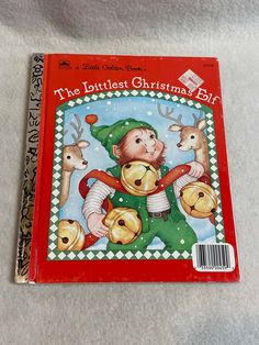 a children's book about the littlest christmas elf