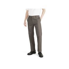 Premium pants. Featuring stretch fabric and a classic fit, these men's Dockers khaki pants deliver all-day comfort. No-iron fabric delivers easy style. Premium pants. Featuring stretch fabric and a classic fit, these men's Dockers khaki pants deliver all-day comfort. No-iron fabric delivers easy style. Flex Comfort Waistband™ and comfy stretch Stain Defender® technology - PFAS-free stain-repellent causes water-based liquids to bead up and roll right off before they can be absorbed into the fabri Simple Style, Khaki Pants, Stretch Fabric, Perfect Fit, Pants