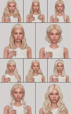 Beauty and Makeup: #beauty, #makeup, #skincare, #haircare Maxis Match Curly Hair, Sims 4 Maxis Match, Mod Hair, Cc Hair, Beauty And Makeup, Sims 4 House Design, Sims Hair, Sims 4 Collections