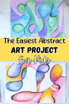 the easyest abstract art project for kids