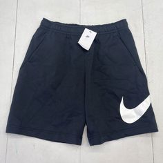 Nike Black Graphic Fleece Sweat Shorts Mens Size Medium New Bv2721-010 $50 Condition Is New With Tags See Pics Ls242/23 P28 Lh31 Aqua Shorts, Preppy Plaid, Black Windbreaker, Soccer Shorts, Corduroy Shorts, French Terry Shorts, Terry Shorts, Shorts Nike, Blue Camo