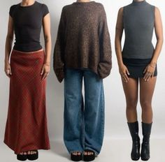 Knitted Sweater Over Dress, Outfit Inspo September, Words To Describe Fashion Style, Autumnal Outfits Aesthetic, Post Romance Style, Sick Day Work Outfit, Sade Fall Outfits, Art Critic Outfit, Meeting The Parents Outfit Summer