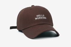 Hello Weekend Hat available in 6 different colors. Getting in the weekend with style! Key Characteristics: Strap Type: Adjustable Material: Cotton Shipping Guaranteed safe + secure checkout 100% money back guarantee Not sold in stores, limited quantity available Summer Cap For Everyday, Summer Everyday Cap, Trendy Spring Trucker Hat For Travel, Casual Summer Baseball Cap With Flat Brim, Casual Wide Brim Snapback Hat For Summer, Casual Flat Brim Baseball Cap For Summer, Trendy Flat Brim Baseball Cap For Spring, Trendy Flat Brim Baseball Cap For Everyday, Summer Casual Flat Brim Baseball Cap