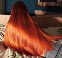 Hair Color Orange, Haircut Blonde, Long Silky Hair, Ginger Hair Color, Long Hair Pictures, Lustrous Hair, Long Red Hair, Auburn Hair, Very Long Hair