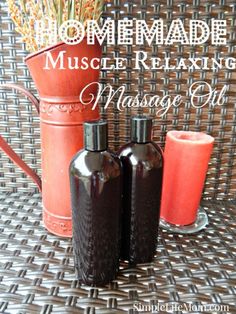 Massage Oil Recipe, Autogenic Training, Diy Massage, Ginger Essential Oil, Diy Spa, Baby Massage