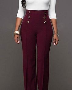 Female Office, Maxi Dress Summer, Lady Style, Black Wide Leg Pants, Office Fashion Women, Casual Wide Leg Pants, Women Pants, Trouser Style, Vintage Glamour