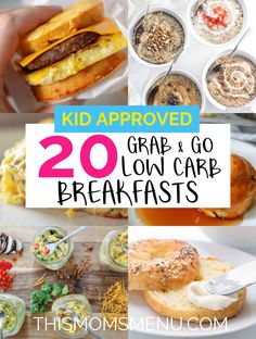 the top 20 low carb breakfasts for kids to eat in their lunch boxes