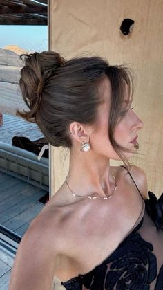 Bridesmaid Hair Inspo, Ball Hairstyles, Wedding Guest Hairstyles, Peinados Fáciles Para Cabello Corto, Wedding Hair Inspiration, Hair Up Styles, Hair Stylist Life, Bridal Hair And Makeup