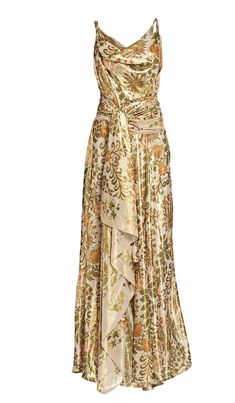 Vintage Inspired Dresses Formal, Romani Dresses, Bohemian Formal Dress, Formal Boho Dress, Hippie Prom Dress, Long Boho Dresses, 30s Outfits, Look Boho Chic, Fabric Pattern