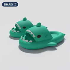 Shark Sandals, Shark Slides, Old Crocks, Shark Slippers, Sharks Funny, Summer Slide, Rosy Brown, Cushions To Make, Slide Slippers