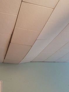 the ceiling in this room is painted white