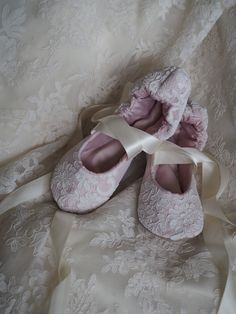 This lovely pale pink bridal ballet style shoe is an elegant and comfortable choice to dance your way through your wedding day! Made of pale pink satin and covered in bridal lace they are a tasteful compliment to almost any gown from casual to elegant. Satin ribbon ballerina ties. 1. LENGTH 2. WIDTH 3. TOP WIDTH 4. HEEL WIDTH 5. ANKLE Please submit all measurements when placing your order and be reachable through an Etsy convo. Thanks for visiting my shop, be sure to look around! This shoe's faux suede sole is recommended for indoors. Leather sole upgrade is available for out door wear(not waterproof): http://etsy.me/1UymrIT Please allow 6-8 weeks for ordering. Rush orders are sometimes available for an additional fee. See all my shoe choices here: http://etsy.me/1HLq6j3 Photos 1 & 2 are b Ballerina Wedding Shoes, Ballet Flats Wedding Shoes, Flat Wedding Shoes, Blush Wedding Shoes, Ballerina Wedding, Pink Ballet Flats, Pink Wedding Shoes, Light Pink Wedding, Wedding Slippers