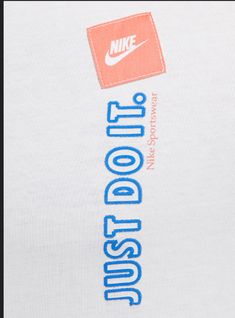 Nike Sportswear Men Tee White DD3368 100 100% Authentic, Brand New with tag Men Size: Large Product Details: CLASSIC COMFORT. The Nike Sportswear T-Shirt features a classic fit and cotton construction. Zig-zag embroidery and a woven Futura label offer a premium feel to this comfortable style. The classic fit tee silhouette is relaxed through the body and hips. Everyday cotton fabric feels soft and lightweight. Woven label has a matte feel and shiny woven graphic detail. The Just Do It." graphic Sportswear Men, Comfortable Style, I Appreciate You, Woven Label, Nike Just Do It, Woven Labels, Mens Sportswear, Active Wear Tops, Comfortable Fashion