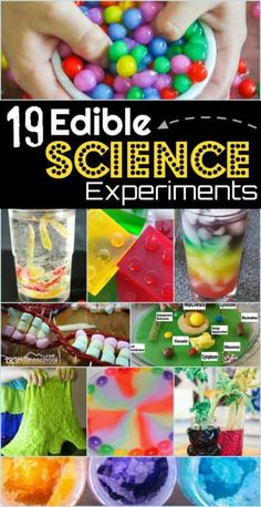 the science experiment is fun for kids to do