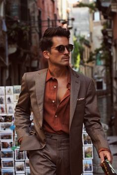 I understand & wish to continue Mens Casual Dress Outfits, Brown Suits, Mens Casual Dress, Suit Style, Mens Fashion Suits, Men Fashion Casual Outfits, Gentleman Style