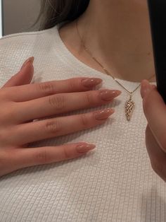 Unghie Sfumate, Beige Nails, Basic Nails, Soft Nails, Classy Nails, Chic Nails, Best Acrylic Nails