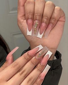 Acrylic Nails Nude, Girly Acrylic, Nails Nude, Girly Acrylic Nails, Long Acrylic, Minimalist Nails, Pretty Acrylic Nails, Dope Nails, Long Acrylic Nails