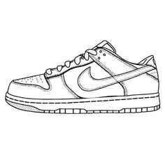 Nike Tattoo, Dibujo Simple, Shoes Wallpaper, Shoes Illustration, Sneaker Art, Shoes Drawing