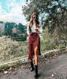 ♡•pinterest: Ana Cartolano•♡ •instagram: @anacartolano_• Áo Blu, Animal Print Skirt, Mode Casual, Printed Wrap Dresses, Winter Trends, Van Cleef Arpels