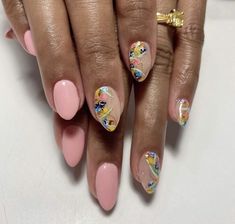 Napa Nails, Elegant Almond Nails, Trendy Almond Nails, Painting Makeup, Ny Nails, Diva Nails