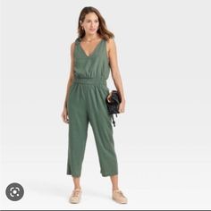 In Size Women’s S. Never Worn Before. Sleeveless Cotton Jumpsuit For Daywear, Sleeveless Cotton Jumpsuits And Rompers For Daywear, Cotton Sleeveless Jumpsuits And Rompers For Daywear, Cotton Sleeveless Jumpsuit For Daywear, Sleeveless Jumpsuits And Rompers For Daywear, Chic Sleeveless Jumpsuits And Rompers For Day, Sleeveless Cotton Jumpsuit With Elastic Waistband, Sleeveless Summer Jumpsuits And Rompers For Daywear, Sleeveless Cotton Jumpsuits And Rompers With Elastic Waistband