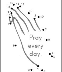 an image of pray every day dot to dot