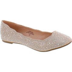 De Blossom Footwear Baba-54 Nude Sparkle Womens Flats-Shoes 6 New Bride Shoes Flats, Mother Of The Bride Shoes, Rhinestone Ballet Flats, Wedding Ballet Flats, Elf Shoes, Sparkle Heels, Bridal Shoes Flats, Flat Dress Shoes, Chic Shoes