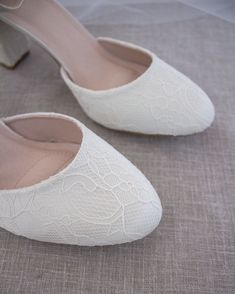 An all-time classic and elegant style with simplicity of lace heels and removable ankle strap.DETAILS:HEEL HEIGHT: 3 inchesCOLORS AVAILABLE: Ivory & WhiteUPPER: Synthetic upper and liningMATERIALS: Mandmade outsoleSTYLE NAME: JASMIN Lace Heels, Evening Shoes, Ivory Lace, On Shoes, Elegant Style, Bridal Party, Wedding Shoe, Sale Items, Block Heels