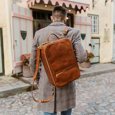 Would you believe us if we told you there's a bag that's been meticulously designed to be a modern all-in-one that actually looks impeccable and does what it's supposed to do? Our unisex 10X leather laptop travel bag was made to be exactly that—a modern essential for a stylish individual. Sometimes you need a bag that can be as adaptable as you are and the 10X can be quickly modified to fit your spur-of-the-moment needs. Its carefully thought out design means that the 10X can be carried like a b Modern Briefcase, Laptop Travel Bag, Laptop Travel, Leather Laptop Backpack, Laptop Messenger Bags, Laptop Briefcase, Unisex Backpack, Bags Handmade, Leather Laptop Bag