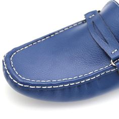 Shoes Type: Loafers Lining Material: PU Closure Type: Slip-On Upper Material: Split Leather Insole Material: PU Pattern Type: Solid Outsole Material: Rubber Casual Driving Loafers Slip-on, Casual Slip-on Moccasins For Office, Casual Office Slip-on Moccasins, Blue Leather Flat Moccasins, Spring Leather Driving Loafers, Casual Slip-on Driving Loafers, Spring Casual Loafers With Leather Lining, Casual Spring Loafers With Leather Lining, Casual Driving Slip-ons With Round Toe