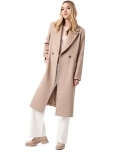 Style your fall and winter in a long, belted women's coat crafted in a soft wool blend that's fully lined for extra warmth. Fashion Goals, Longline Coat, Wool Coat Women, Crochet Clothing, Puffer Jacket Women, Waldorf Doll, Style Aesthetic, Wool Blend Coat, Oat Milk