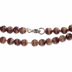 Vintage necklace Czech brown marble glass beads Brown Polished Beads Round Necklace, Brown Polished Bead Round Necklaces, Brown Polished Beads Necklace As A Gift, Brown Polished Beads Necklace For Gift, Brown Necklaces With Polished Beads, Adjustable Round Brown Beaded Necklace, Adjustable Brown Beaded Round Necklace, Adjustable Brown Round Beaded Necklace, Adjustable Brown Beaded Necklace