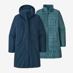 Womens Outdoor Clothing, Organic Fashion, Wardrobe Update, Patagonia Jackets, Wet Weather, Patagonia Womens, Outdoor Woman, Outdoor Outfit, 3 In 1