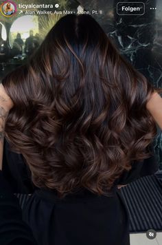 Balayage Hair Caramel, Brown Curly Hair, Dark Hair With Highlights, Brunette Balayage Hair, Long Hair Color