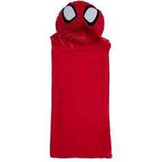 Dimensions: 30" x 50" Color: Red, White & Black Content: 100% Polyester Age Grade: 3+ Quantity: 1 Care: Machine Wash Cold Separately Only Non-Chlorine Bleach When Needed Tumble Dry Low Separately Do Not Iron Snuggle up in cute style with the help of this Spider-Man Hooded Blanket. This soft blanket features a red base and a plush Spider-Man mask hood. Give it to your little one so they can be nice and cozy as they watch their favorite superhero show! Spider Man Mask, Superhero Shows, Hooded Blanket, Cute Style, Grade 3, Be Nice, Soft Blankets, Hobby Lobby, Blankets & Throws