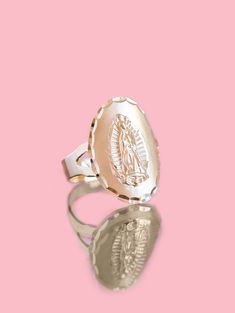 "PVLA | 14k Solid Yellow Gold Our Lady Of Guadalupe Ring | Virgin Mary Oval Minimal Religious Ring | Religious Gift | Catholic Jewelry Gift | * Metal: 14K Yellow Gold * Front Length : 20.6mm (0.9\") * Band Width: 4.2mm  * Avg. Weight: 4.2-4.7gr * Sizes: 4-9 * Stamp: 14K * Complimentary Gift Box Guaranteed 14k real Gold NOT gold plated or filled. Image may be enlarged to show details. Please read description.  Return Policy  I gladly accept returns and exchanges Contact me within: 3 days of delivery Ship items back within: 7 days of delivery I don't accept cancellations But please contact me if you have any problems with your order. The following items can't be returned or exchanged Because of the nature of these items, unless they arrive damaged or defective, I can't accept returns for: Cu Oval Yellow Gold Jewelry With Our Lady Of Guadalupe, Yellow Gold Oval Jewelry With Our Lady Of Guadalupe, Gold Fronts, Catholic Jewelry, Our Lady Of Guadalupe, Lady Of Guadalupe, Oval Ring, Oval Rings, Solid Gold Jewelry