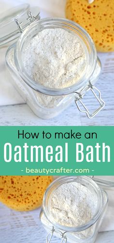 Diy Oatmeal, Bath Benefits, Skincare Remedies, Home Remedies For Skin, Homemade Oatmeal