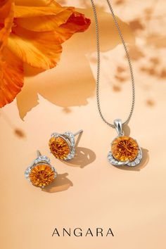 Summer called...and it's asking you to go all out with our citrine stunners. Add a pop of this orangey-yellow gorgeousness to all your fits. Click the link to shop now. Single Piece