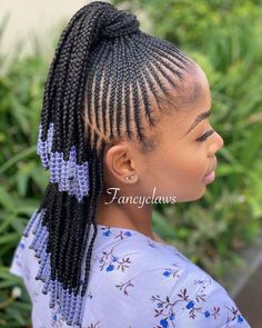 Cornrows Braids With Beads, Braid Hairstyles Natural Hair, Short Cornrows, Hair Styles Cool, Carrot Hairstyles, Black Kids Braids Hairstyles, Two Braid Hairstyles, Big Box Braids Hairstyles