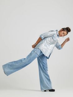 Women's Heritage High Rise Slouch Jean Relaxed Fit Flare Jeans With Pockets, Relaxed Fit Flare Jeans For Elevated Casual, Urban Relaxed Fit Denim Flare Jeans, High Rise Recycled Denim Cargo Jeans In Relaxed Fit, Versatile Relaxed Fit Flare Jeans With Pockets, Relaxed Fit Versatile Flare Jeans With Pockets, Versatile Relaxed Fit Denim Jeans, Oversized High Rise Jeans For Spring, Oversized High-rise Jeans For Spring