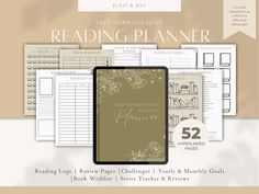 the ultimate planner bundle includes five pages, each with an individual's daily planner