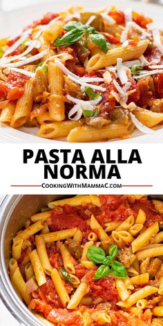 pasta alla nomma is an easy and delicious dinner that's ready in less than 30 minutes