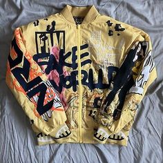 ad eBay - P.A.M Perks And Mini Mens bomber jacket MA-1 flight jacket yellow Size M - Buy Now, click the link (eBay) Vests Men, Men Coats, Flight Jacket, Mens Vest, Click The Link, Mens Coats, Vest Jacket, Buy Now, Flight