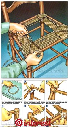 instructions on how to make a bamboo chair