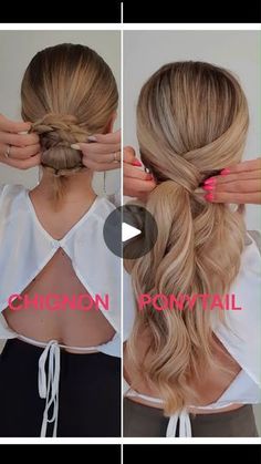 1.1M views · 15K reactions | UPDO HACK vs PONYTAIL HACK ❤️ #coiffure #braidstyles #cheveuxlongs #coiffurefemme #hairstyle #HairHacks #tresses #braids #ponytail #braidhack | poppy_hairstyles Poppy Hairstyles, Braid Pony, Ponytail Hack, Braids Ponytail, Barbie Hair, Hairdos For Short Hair, Back To School Hairstyles, Holiday Hairstyles, Ponytail Styles