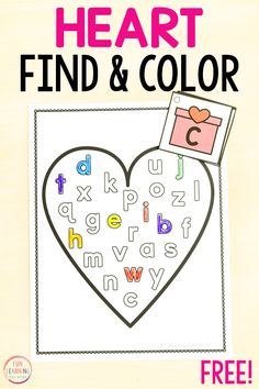 Valentine's Day Find and Color the Letter