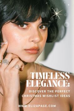 a woman with black hair and ring on her finger is featured in the magazine's cover