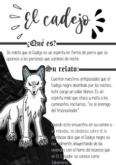 a poster with an image of a cat on it's back and the words in spanish